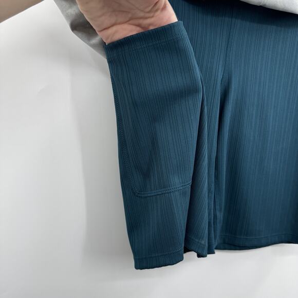 Smartwool Active Womens Lined Skirt Skort Sz M Green Printed Pockets 16" Length - Picture 5 of 15